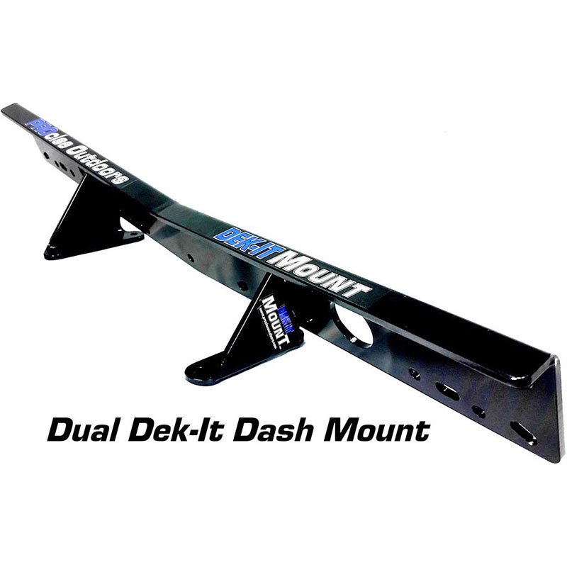 DEK-IT魚探マウント ダッシュボード取付 デュアル